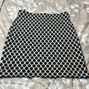 Banana Republic Black and White Mini Pencil Skirt